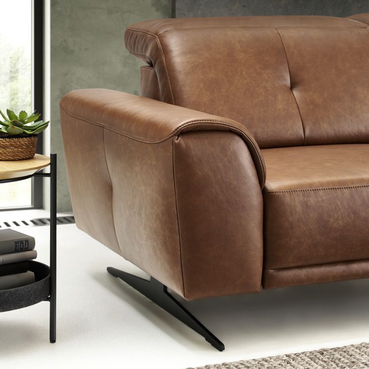 Ledersofa Sabia