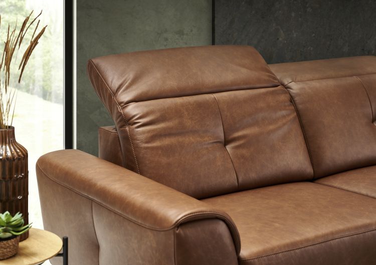 Ledersofa Sabia