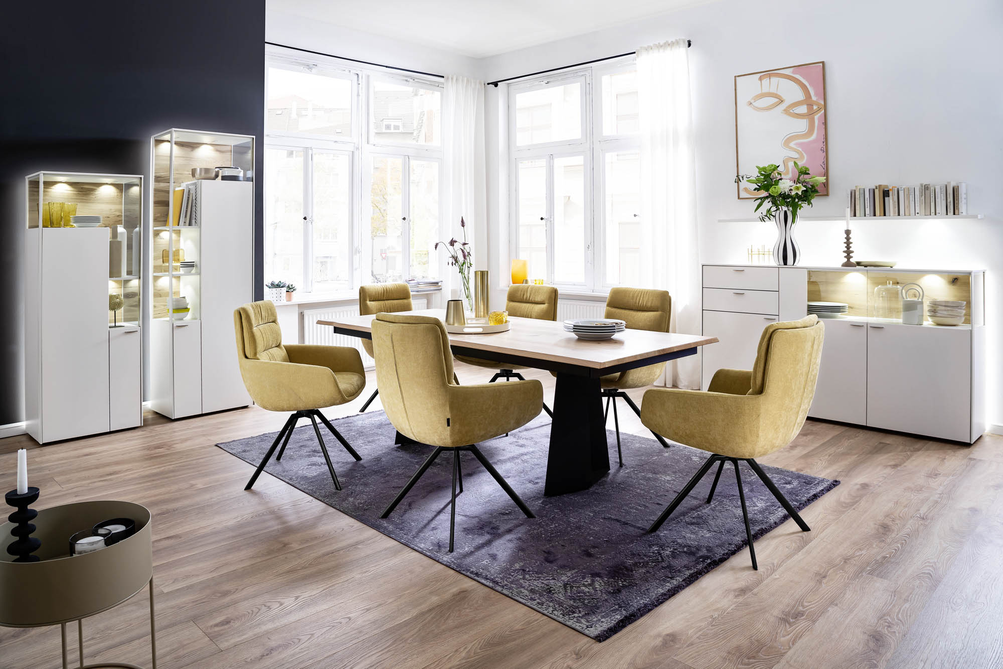 Venjakob_Felia_Sessel_gelb_Metallgestell_schwarz