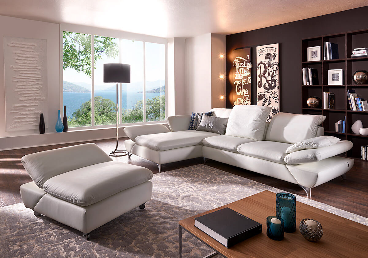 Polsterecke Taoo mit Hocker von W.Schillig