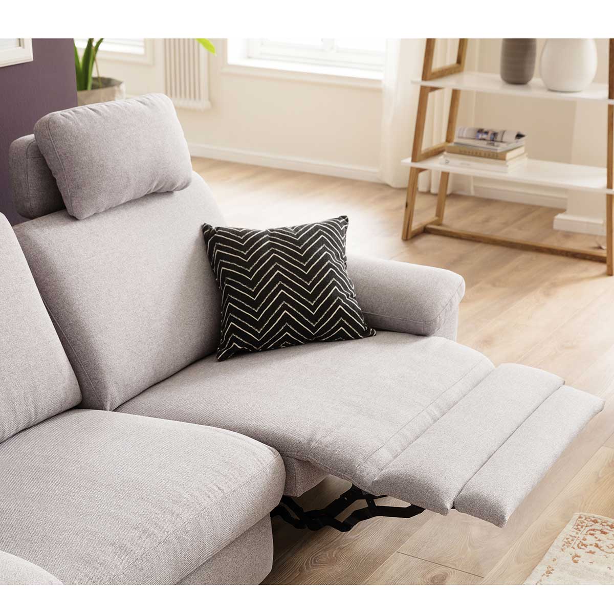 Sofa 2,5-Sitzer in Stoff grau