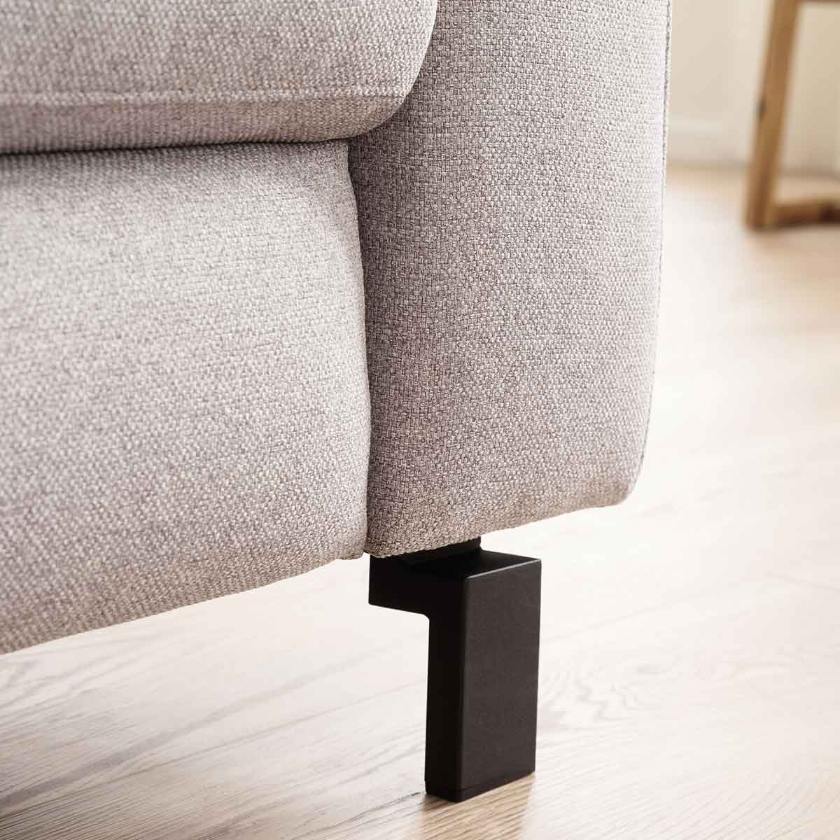 Sofa 2,5-Sitzer in Stoff grau