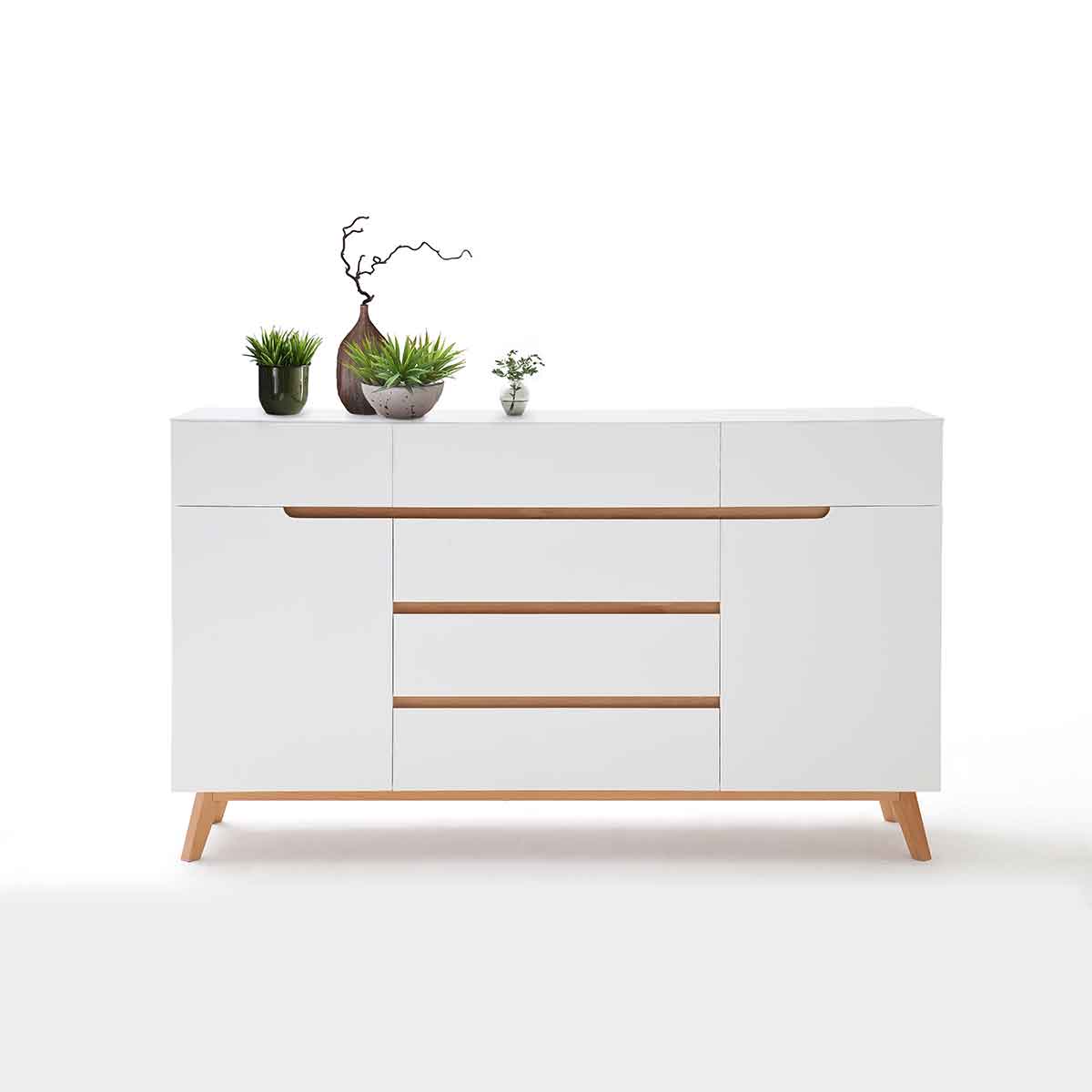 Sideboard in weiß matt, B 169 cm
