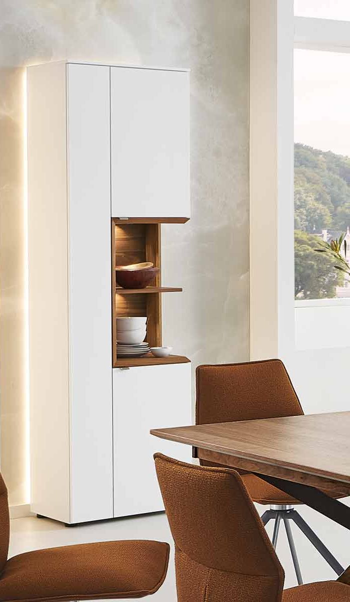 Vitrine Andiamo Home weiß lackiert