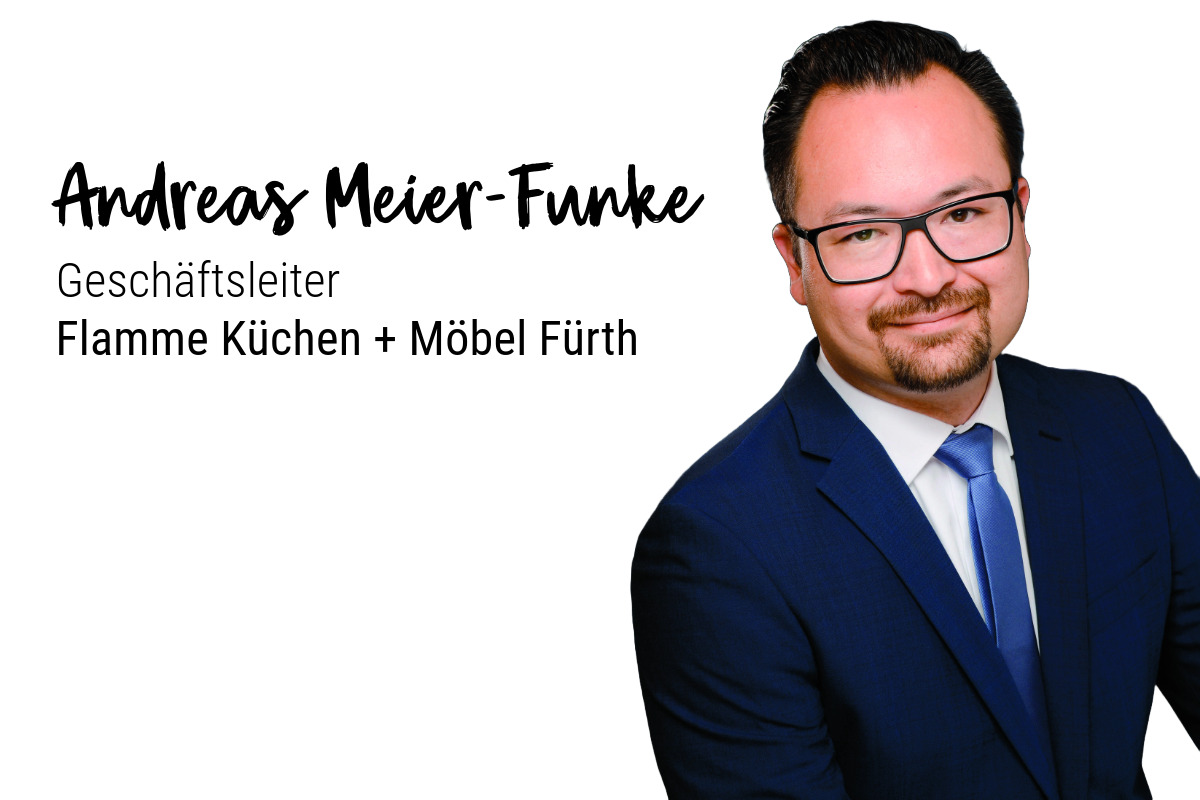 Andreas Meier-Funke Geschäftsleiter Flamme Küchen + Möbel Fürth 