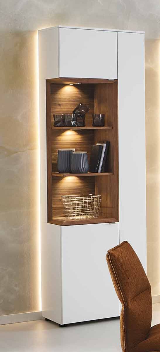 Vitrine Andiamo Home weiß lackiert