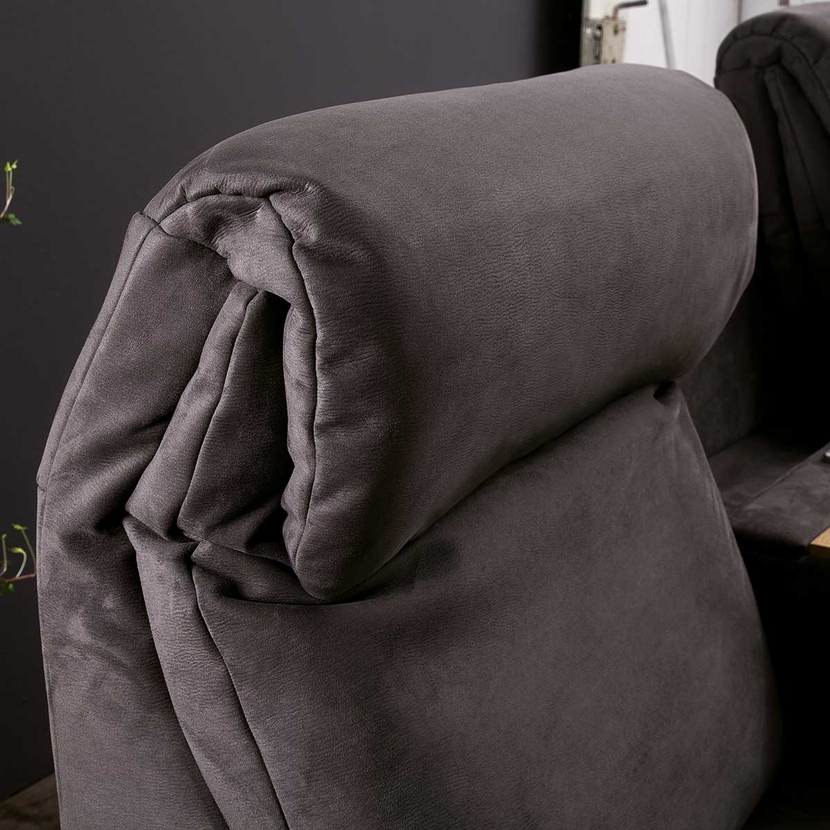 Sofa 3-Sitzer FL706 in Stoff anthrazit