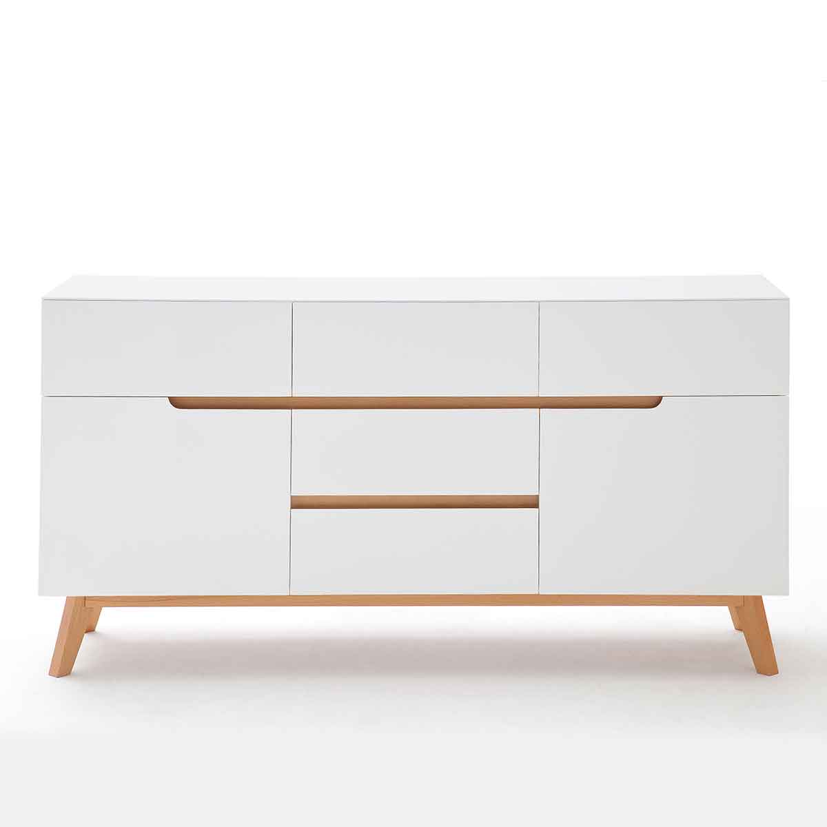 Kommode in weiß matt, B 145 cm