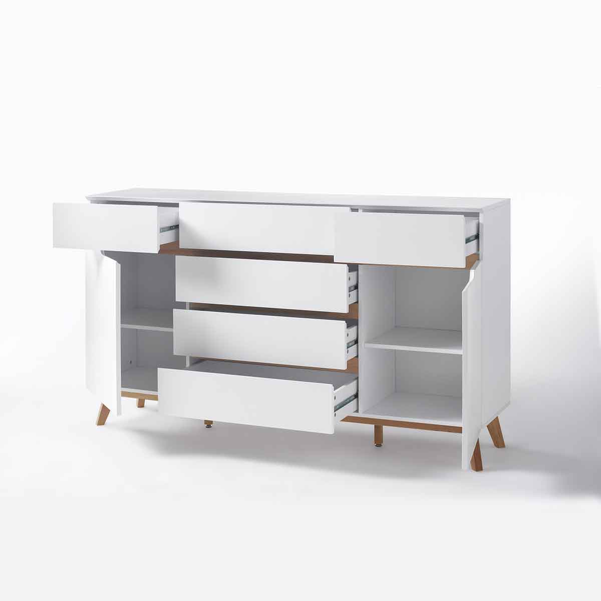Sideboard in weiß matt, B 169 cm
