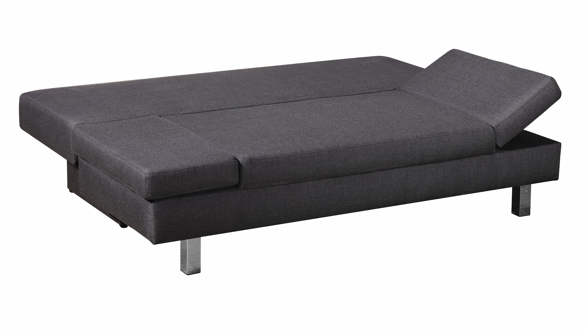 Schlafsofa in Stoff dunkelgrau