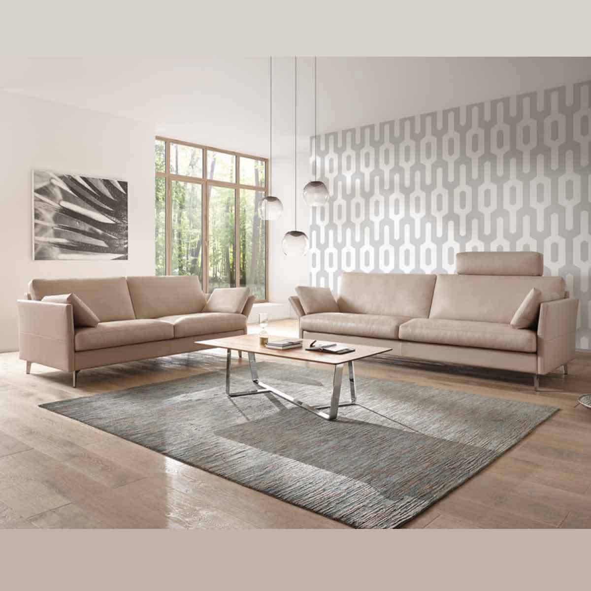 Sofa CL 990 2,5-Sitzer von Erpo inkl. Armlehnkissen