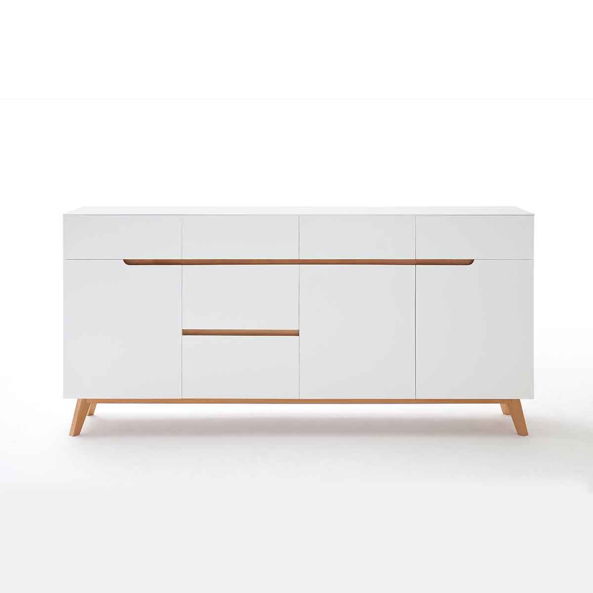 Sideboard in weiß matt, B 193 cm