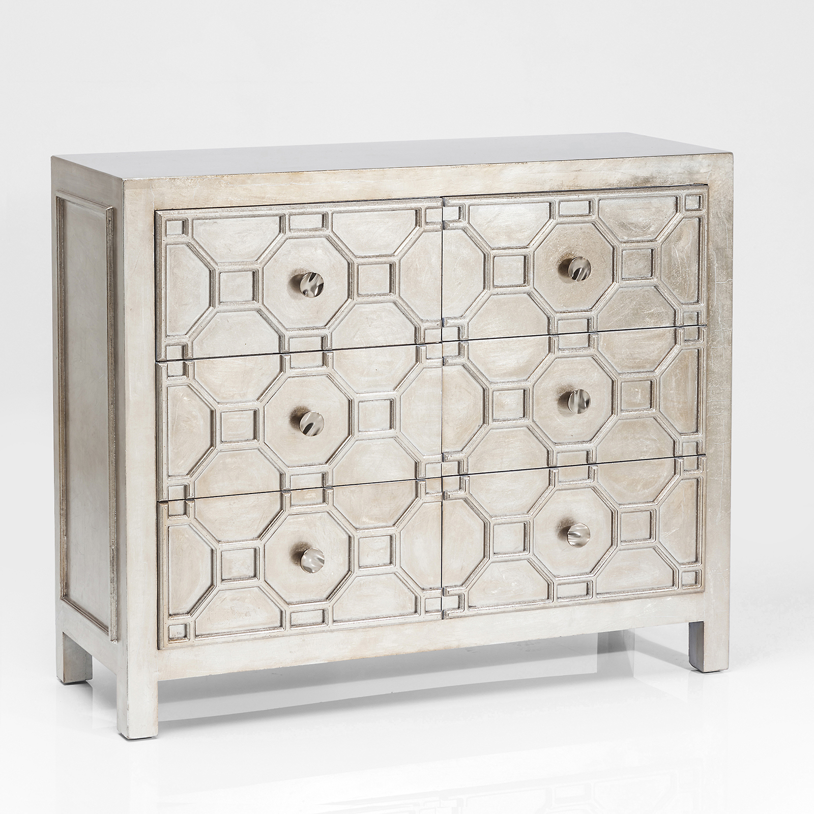 Kommode Alhambra in Metallic-Lackierung von Kare 108x88x38 (HxBxT)