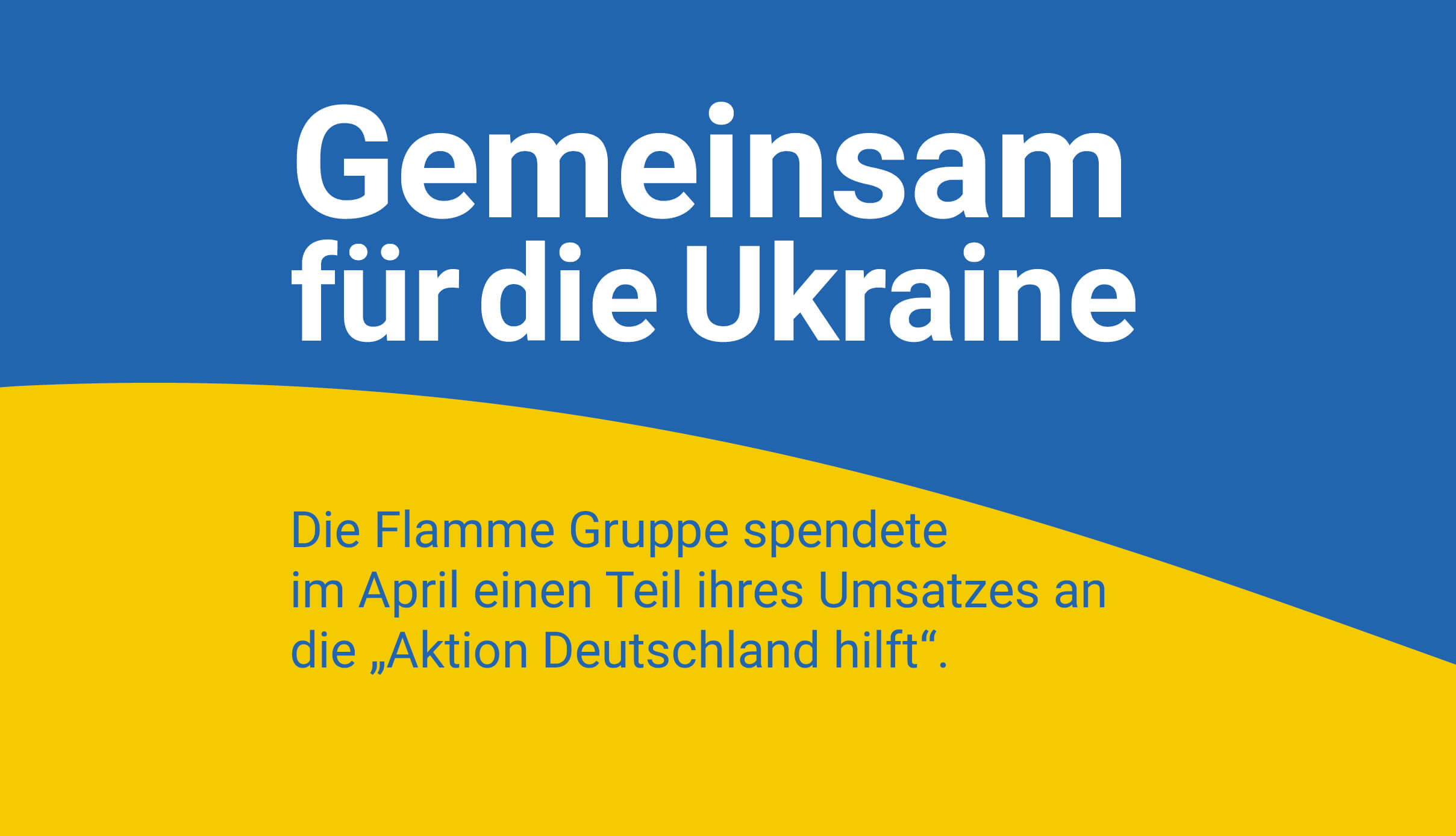 Spendenaktion - Aktion Deutschland Hilft