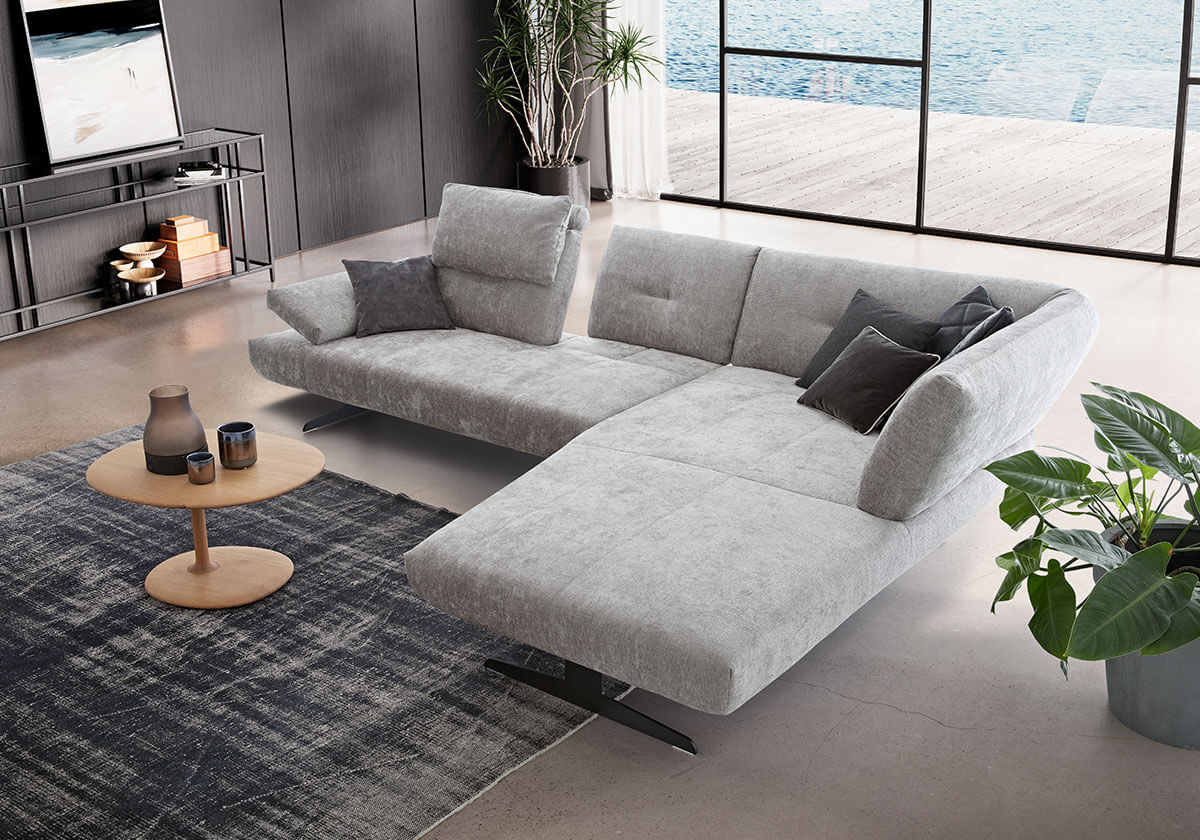 Polsterecke Chester grau