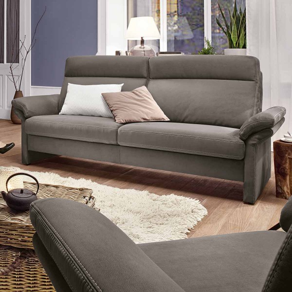 Sofa 3-Sitzer in Stoff taupe